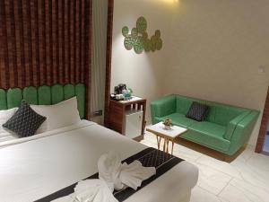 Postel nebo postele na pokoji v ubytování Hotel Florence