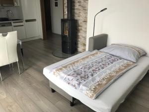 Imagen de la galería de Příjemný apartmán Křoví v rodinném domku se sdíleným bazénem, terasou a zahradou, en Křoví