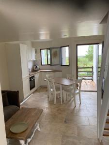 Køkken eller tekøkken på L'appartement des Dunes