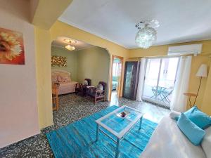 Posezení v ubytování Full equipped and comfortable apartment with WiFi