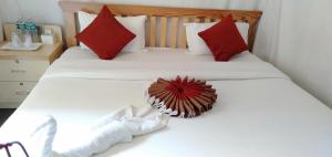 Una cama o camas en una habitación de Kalash Parkaze And Tent Inn