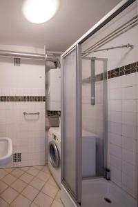 Vannituba majutusasutuses Ferienwohnung Liegeplatz