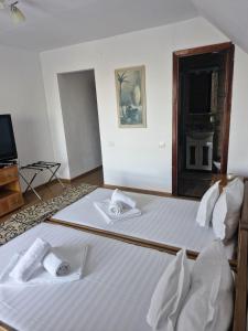TV a/nebo společenská místnost v ubytování Casa Donau Beach
