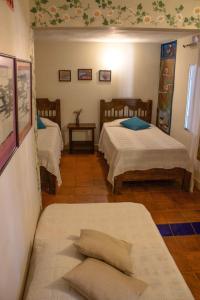 Letto o letti in una camera di Casa Encuentro Ecolodge, Outdoor Gym and Yoga
