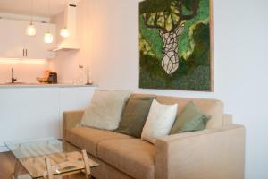 Posezení v ubytování SWISSME - Neu-Seeblick-Balkon-Parkplatz-Nahe Bergbahn