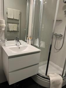Koupelna v ubytování Apartments Villa Slavica