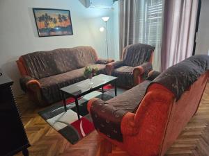 Predel za sedenje v nastanitvi Apartmani, sobe Žiža