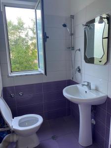 Koupelna v ubytování Hotel Prestige