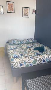 Ένα ή περισσότερα κρεβάτια σε δωμάτιο στο Studio cocooning_Centre-ville_Gare_CHU