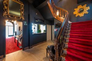 TV a/nebo společenská místnost v ubytování Hotel Onderbergen