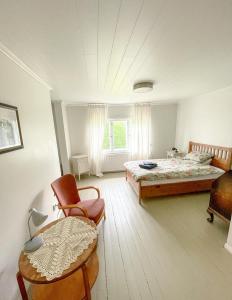 Vuode tai vuoteita majoituspaikassa Lindallén Guest House