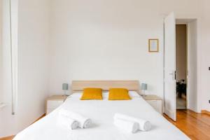 Postel nebo postele na pokoji v ubytování Bed&Bra