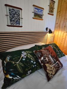 Postel nebo postele na pokoji v ubytování Chalet Perle des Hauts
