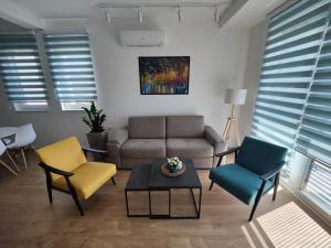 Posezení v ubytování Sunflower Apartments