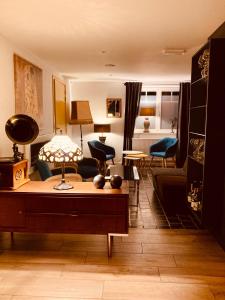 Rúm í herbergi á Table Rase