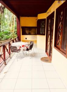 Αίθριο ή υπαίθριος χώρος στο Maresias Cond Club Alto padrão Frente Praia