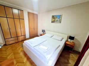 Krevet ili kreveti u jedinici u okviru objekta Apartments Pier