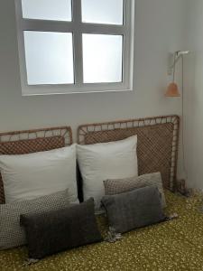 Khu vực ghế ngồi tại Casa Tropical - maison typique dans le centre historique d'Olhao