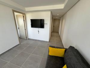 TV a/nebo společenská místnost v ubytování Casas de mar cabo