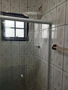 Bilik mandi di Apartamento Aconchegante