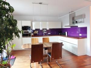 Kuchyň nebo kuchyňský kout v ubytování Ferienwohnung Piontek