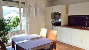 Kuchyň nebo kuchyňský kout v ubytování Ferienwohnung Piontek