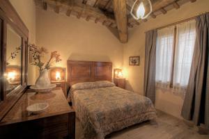 Кровать или кровати в номере La Fornasaccia
