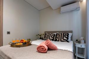 Postel nebo postele na pokoji v ubytování Evlalia home + 1 fotografie