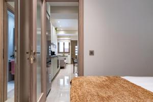 Kuchyň nebo kuchyňský kout v ubytování Evlalia home