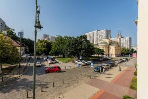 Výhľad na mesto Varšava alebo výhľad na mesto priamo z apartmánu