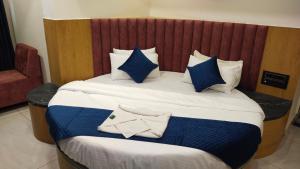Postel nebo postele na pokoji v ubytování HOTEL CAMPUS