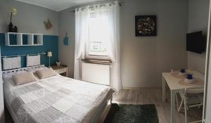 Postel nebo postele na pokoji v ubytování Jedrula