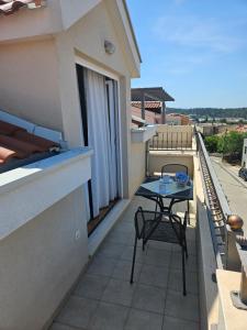 Balkón alebo terasa v ubytovaní Apartments city center M&M