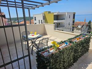 Balkón alebo terasa v ubytovaní Apartments city center M&M