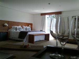 Katil atau katil-katil dalam bilik di L.A.H. Hostellerie