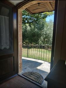 A balcony or terrace at Agriturismo La Provenca