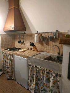 A kitchen or kitchenette at Agriturismo La Provenca