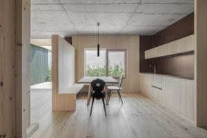 Η κουζίνα ή μικρή κουζίνα στο Füchslhof