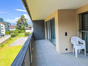 Balkón nebo terasa v ubytování Apartment Feldli by Interhome