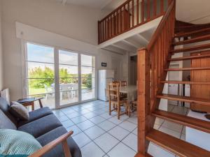 Ruang duduk di Holiday Home Résidence Dune Blanche - Soleil by Interhome