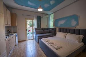 Kuchyň nebo kuchyňský kout v ubytování Vila Vasili