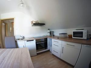 Kuchyň nebo kuchyňský kout v ubytování Ferienwohnung Jobst Daxstein