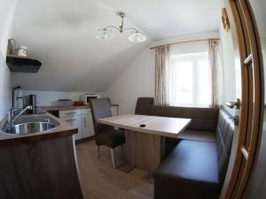 Kuchyň nebo kuchyňský kout v ubytování Ferienwohnung Jobst Daxstein + 4 fotografie