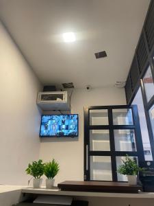 TV a/nebo společenská místnost v ubytování Hotel studio house
