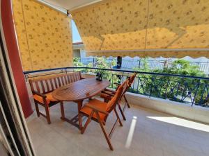 Ein Balkon oder eine Terrasse in der Unterkunft Cozy Sun