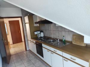 Kuchyň nebo kuchyňský kout v ubytování Pension Brix