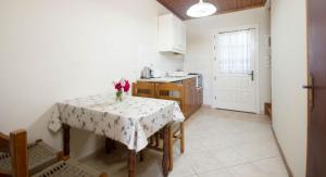 Kuchyň nebo kuchyňský kout v ubytování Chrysanthy Apartments