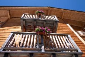 Balkón nebo terasa v ubytování Bio Hotel Villa Cecilia