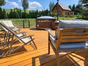 Galeriebild der Unterkunft WczasyMazurskie - Domek całoroczny " Lawenda" Mazury in Mołdzie