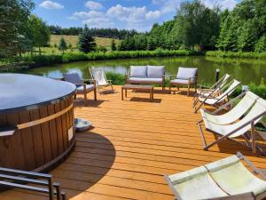 Galeriebild der Unterkunft WczasyMazurskie - Domek całoroczny " Lawenda" Mazury in Mołdzie